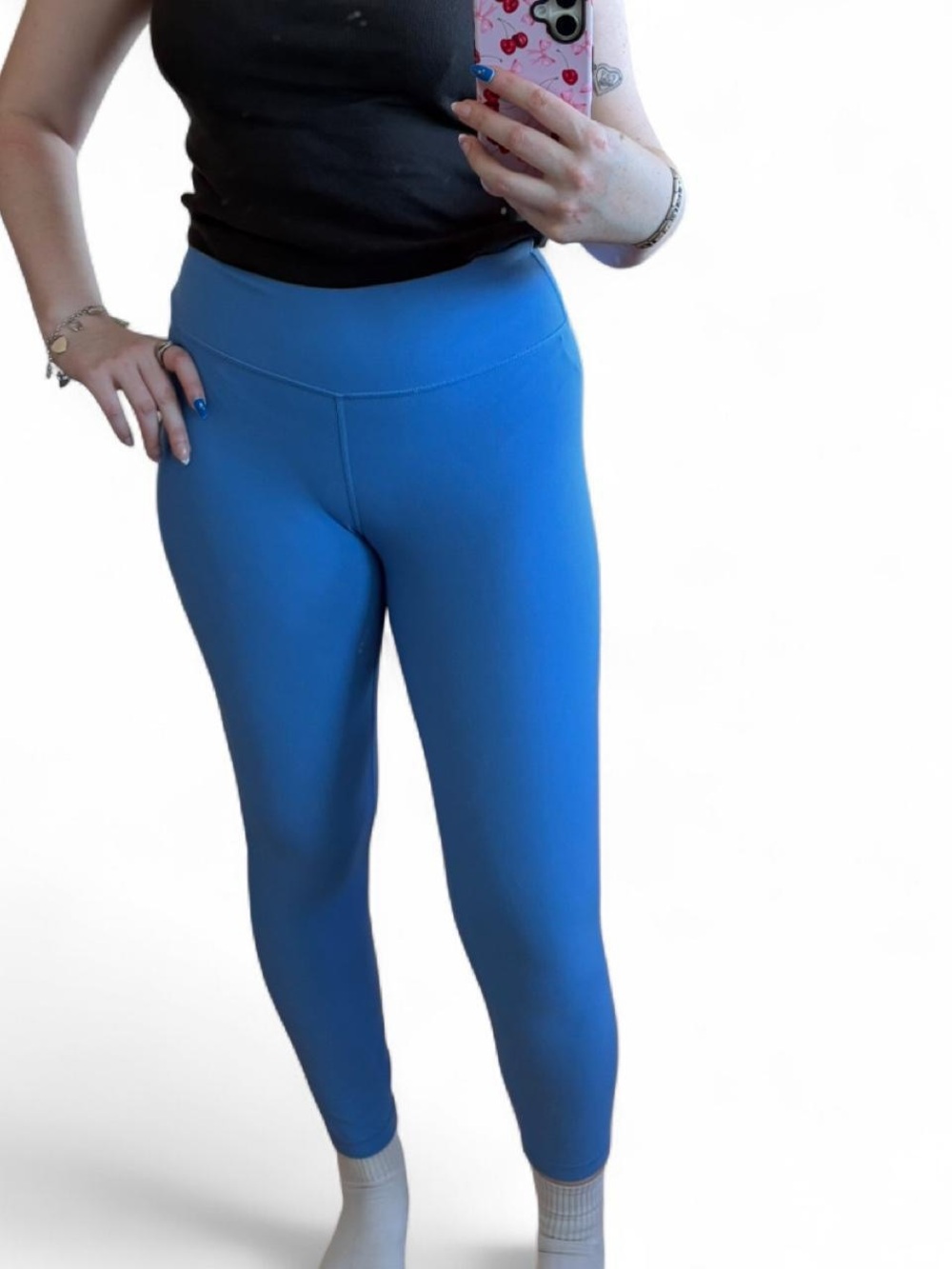 Lululemon Align High-Rise Crop 23" Leggings | Poolside Blue | Size 8